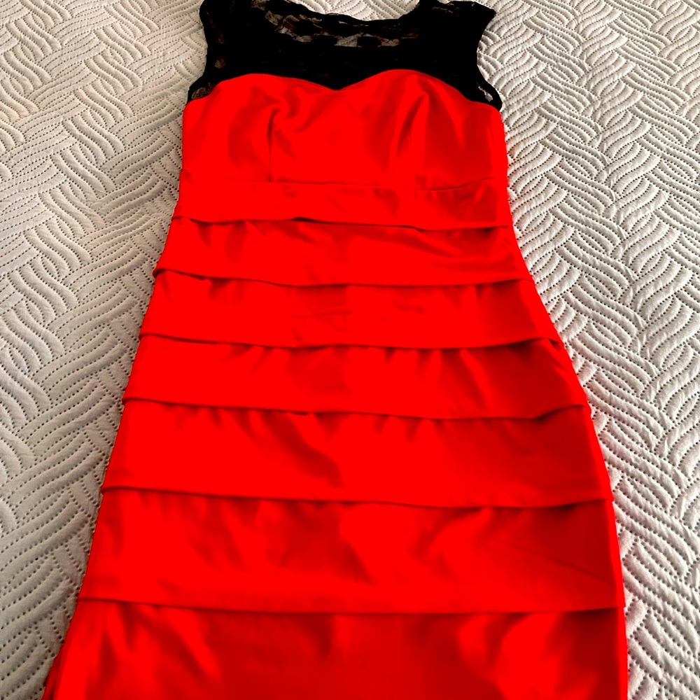 Short lady bug dress size M.